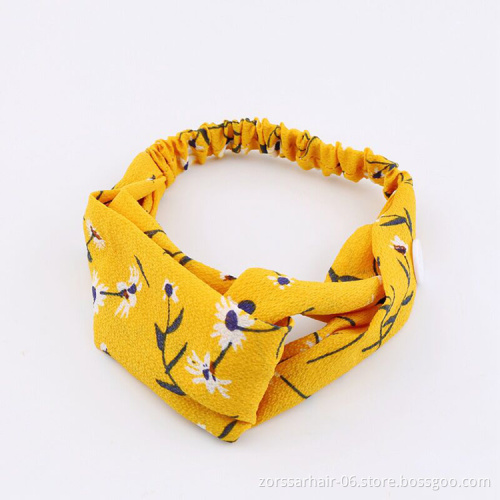 Fashion Letter Designer Luxury Elastic Yoga Hair Bands Wrap Elastic Turban Headband Nine Color
